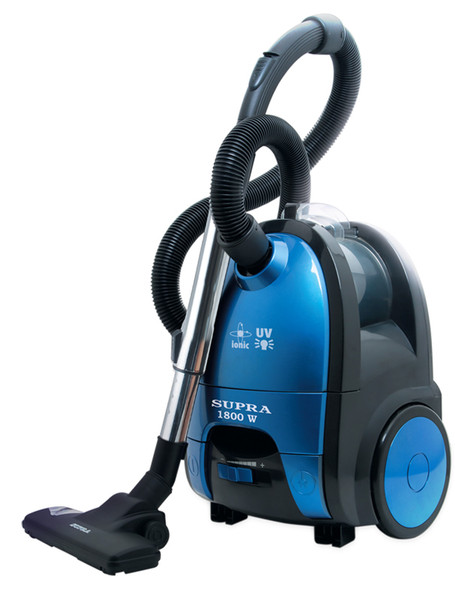 Supra VCS-1692UI Cylinder vacuum cleaner 1800W Blue vacuum