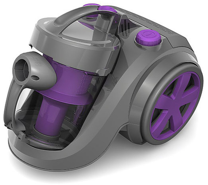Supra VCS-1844 Cylinder vacuum cleaner 2000W Grey,Purple