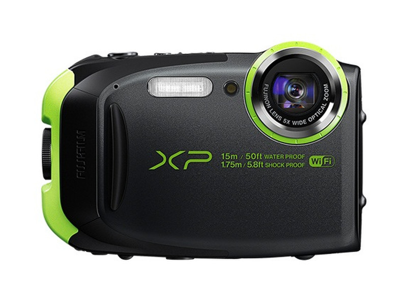 Fujifilm FinePix XP80 16.4МП 1/2.3" CMOS 4608 x 3456пикселей Черный, Зеленый