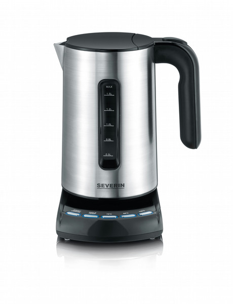Severin WK 3460 1.5L 2200W Black,Stainless steel electric kettle