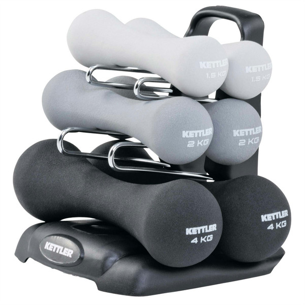 Kettler 07371-110 Fixed-weight dumbbell 2000g 6pc(s) dumbbell