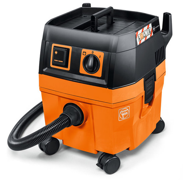 FEIN Dustex 25 L Cylinder vacuum cleaner 22L 1380W Black,Orange