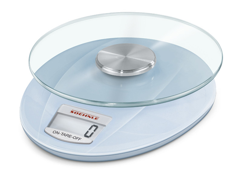 Soehnle Roma Tabletop Oval Electronic kitchen scale Blue