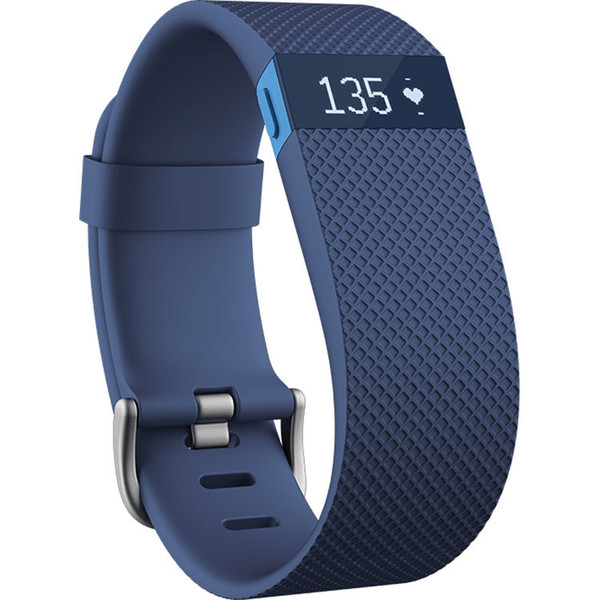 Fitbit Charge HR Wristband activity tracker OLED Wireless Blue