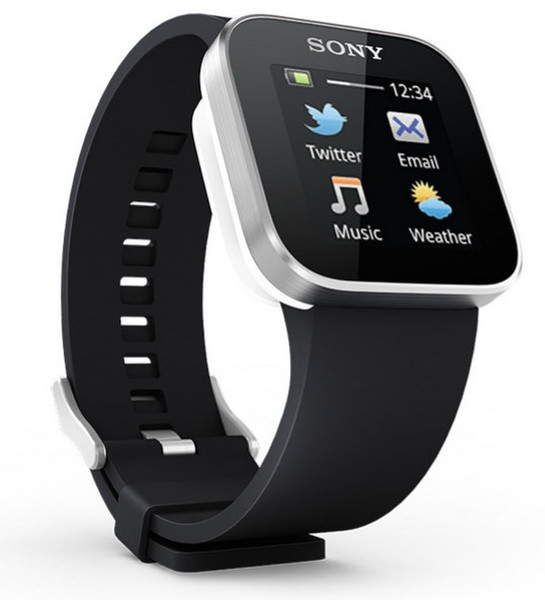 Sony SmartWatch OLED 15.5г Черный умные часы