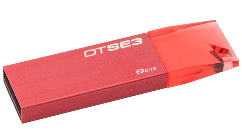 Kingston Technology DataTraveler SE3 8GB 8GB USB 2.0 Typ A Rot USB-Stick