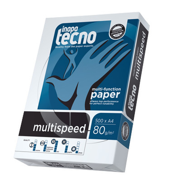 inapa-tecno Multispeed A4 (210×297 mm) Weiß Druckerpapier