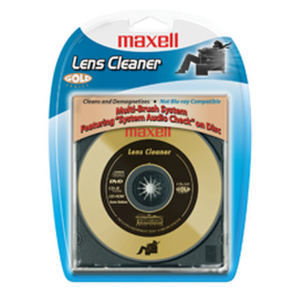 Maxell CD Lens Cleaner (Gold)