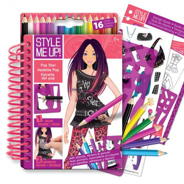 Style Me Up Pop Star Sketchbook To-Go