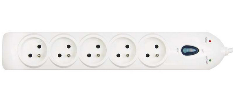 Emos P53951 5AC outlet(s) 230V 1.2m White surge protector