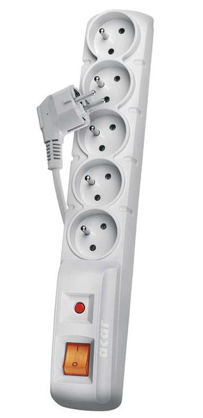 Emos P53876 5AC outlet(s) 250V 5m Grey surge protector