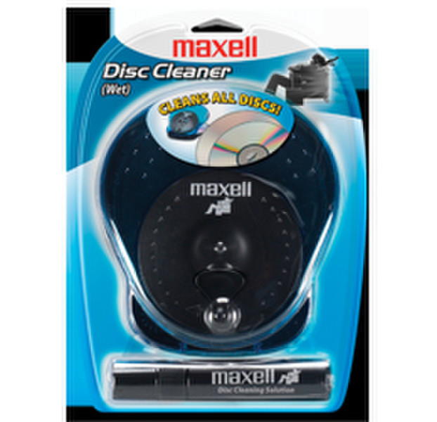Maxell CD Disc Cleaner CD's/DVD's Equipment cleansing wet cloths