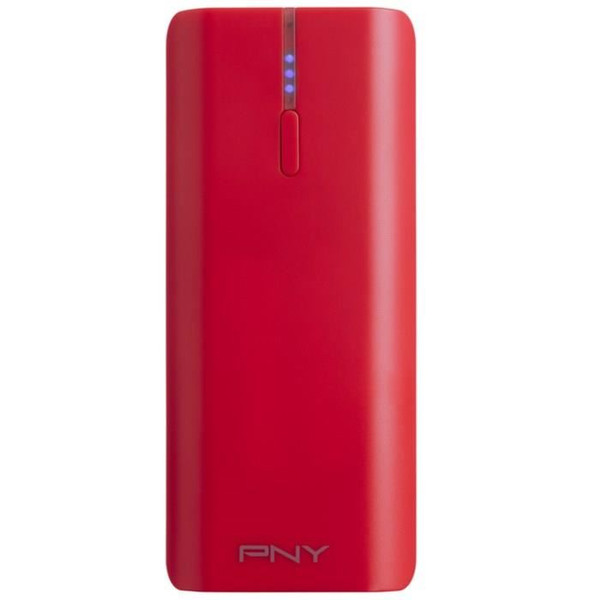 PNY PowerPack T5200 Lithium-Ion (Li-Ion) 5200mAh Red power bank