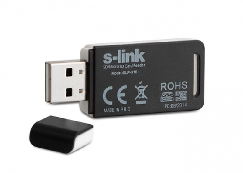 S-Link SLP-310 Внутренний USB 2.0 Черный устройство для чтения карт флэш-памяти