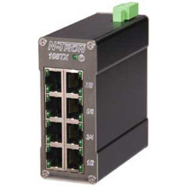 B&B Electronics 108TX Unmanaged Fast Ethernet (10/100) Grey network switch