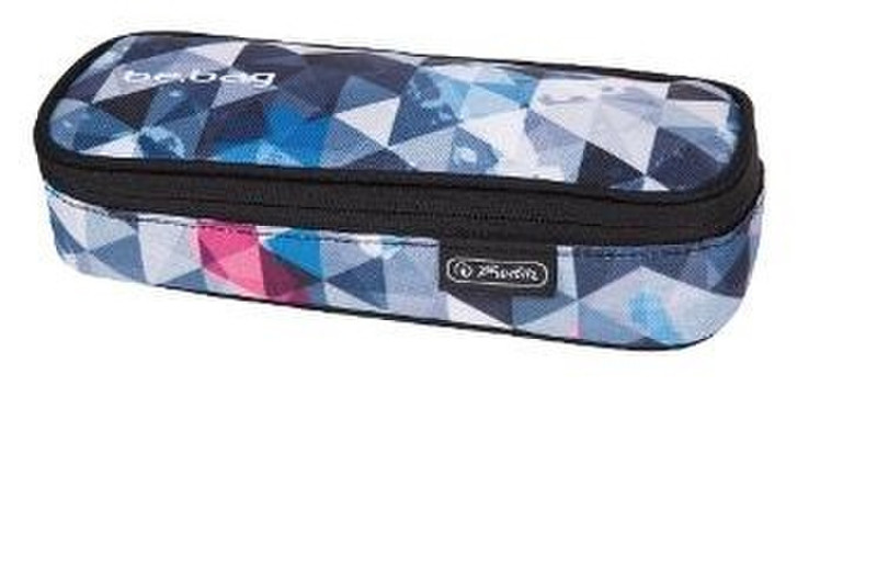 Herlitz be.bag cube Snowboard Soft pencil case Polyester Blue,Grey,White