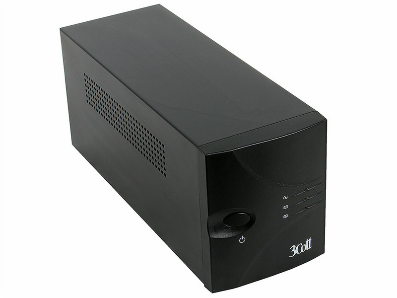 3Cott 3C-1500-MCSI Line-Interactive 1500VA 4AC outlet(s) Compact Black uninterruptible power supply (UPS)