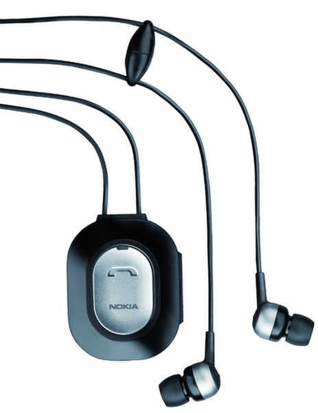 Nokia BH-103 im Ohr, Nackenband Binaural Bluetooth Schwarz