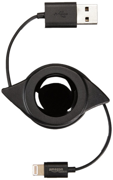 AmazonBasics HL-005785 0.6m USB A Lightning Black USB cable