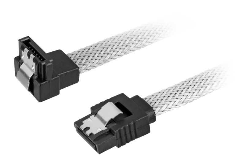 Sharkoon SATA 3 0.45м SATA III 7-pin SATA III 7-pin Черный, Белый кабель SATA