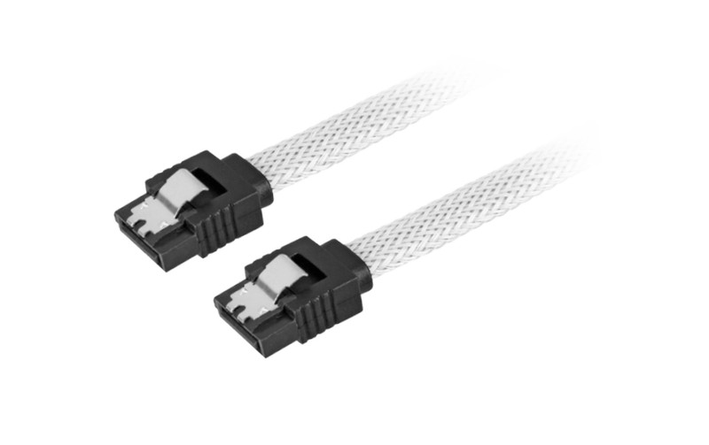Sharkoon Sata 3 0.3m SATA III 7-pin SATA III 7-pin Schwarz, Weiß SATA-Kabel