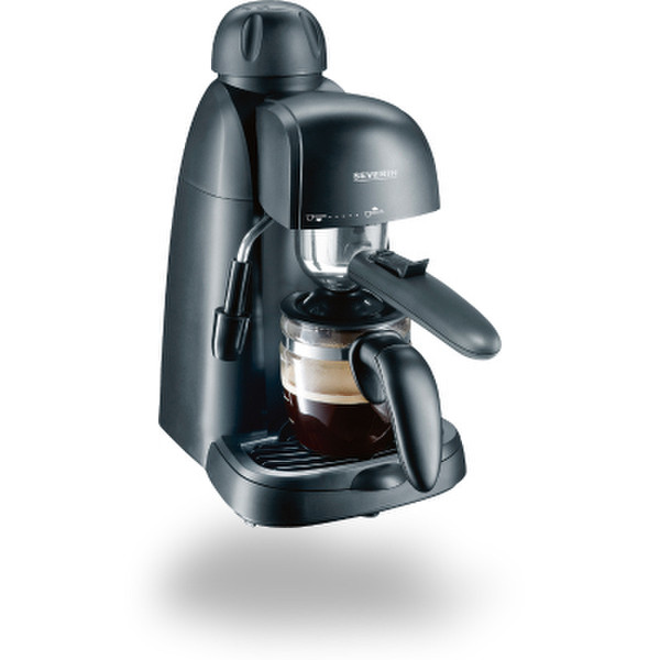 Severin KA 5978 Espresso machine 0.22л 4чашек Черный кофеварка