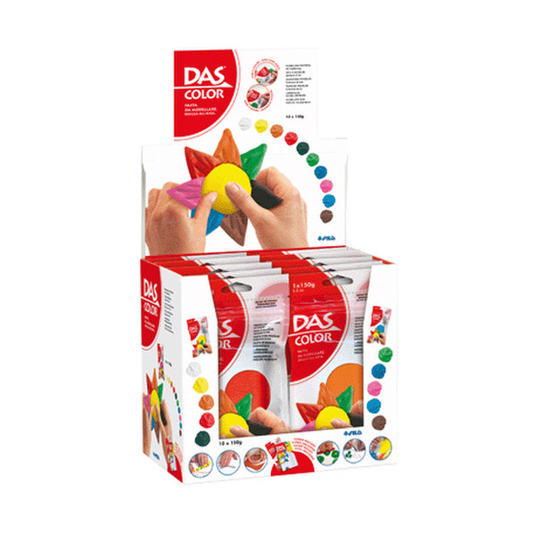 DAS Color Modelling clay 150g Multicolour 10pc(s)