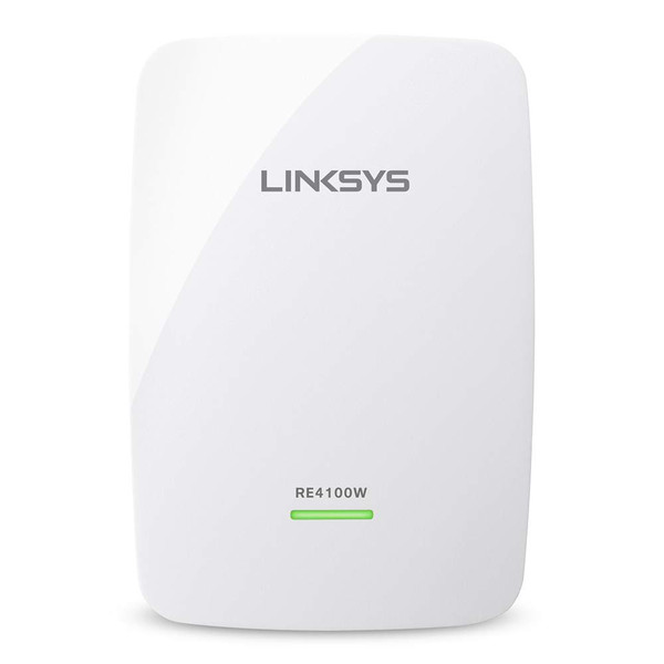 Linksys RE4100W Network repeater Weiß