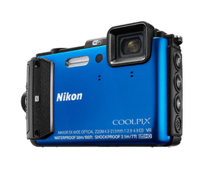 Nikon COOLPIX AW130 16MP 1/2.3Zoll CMOS 4608 x 3456Pixel Blau