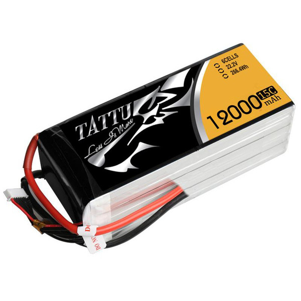 Gens ace 22.2V 12000mAh Lithium Polymer 12000mAh 22.2V rechargeable battery