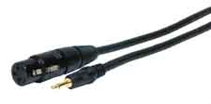 Comprehensive XLR/3.5mm, 6ft 1.8m 3.5mm Black