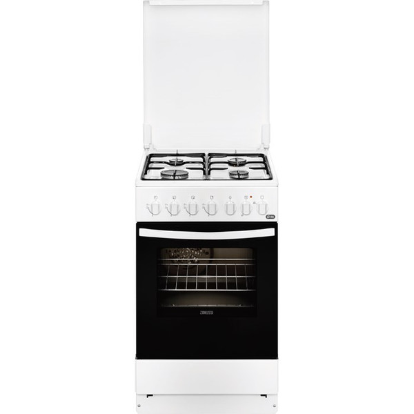 Zanussi ZCK552H1WA Freistehend Gas hob A Weiß