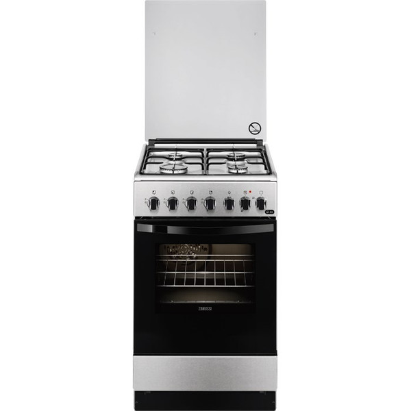 Zanussi ZCK552H1XA Freistehend Gas hob A Edelstahl