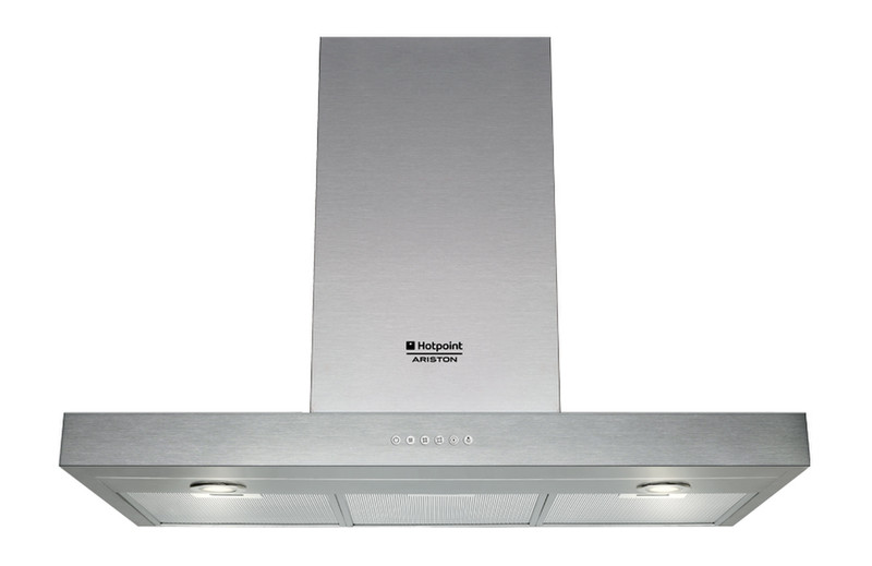 Hotpoint HNB 9.7 LBI X/HA Wall-mounted 688m³/h B Stainless steel cooker hood