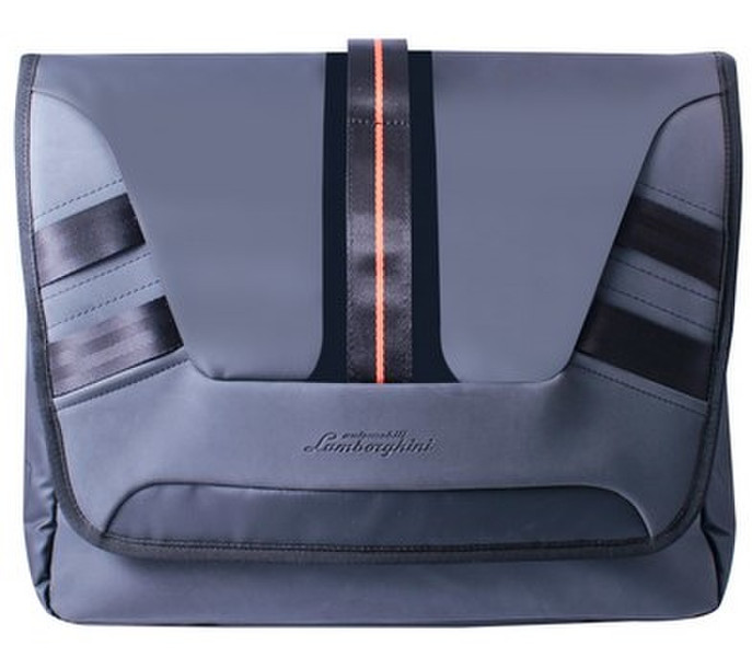 TechZone LG14MSBLK Messenger case Черный, Серый, Оранжевый сумка для ноутбука