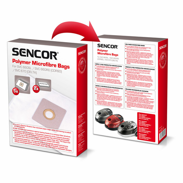 Sencor SVC 660/670 vacuum supply