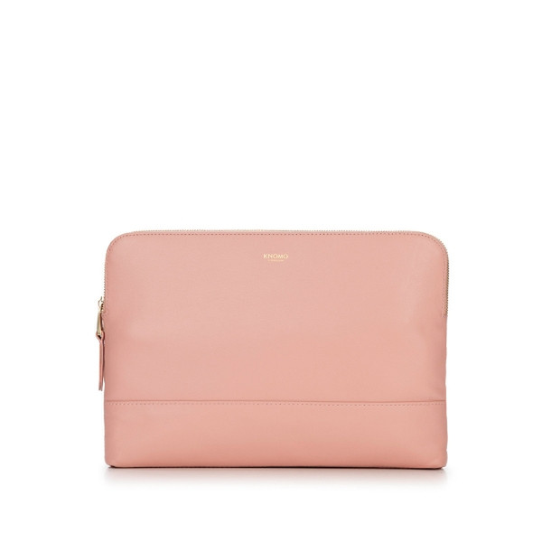 Knomo 20-054-BLU Unterarmtasche Leder Pink Damen-Handtasche