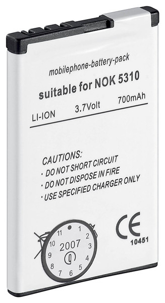 1aTTack 7469848 Lithium-Ion 700mAh 3.7V rechargeable battery