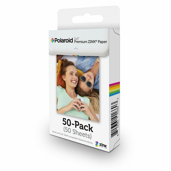 Polaroid 2x3'' Premium ZINK Paper 50шт 50 x 75мм пленка для моментальных фотоснимков