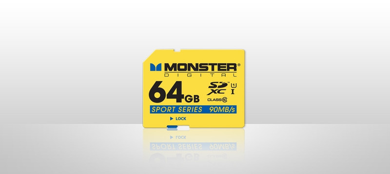 Monster Digital 64 GB SDXC 64GB SDXC UHS Class 10 Speicherkarte