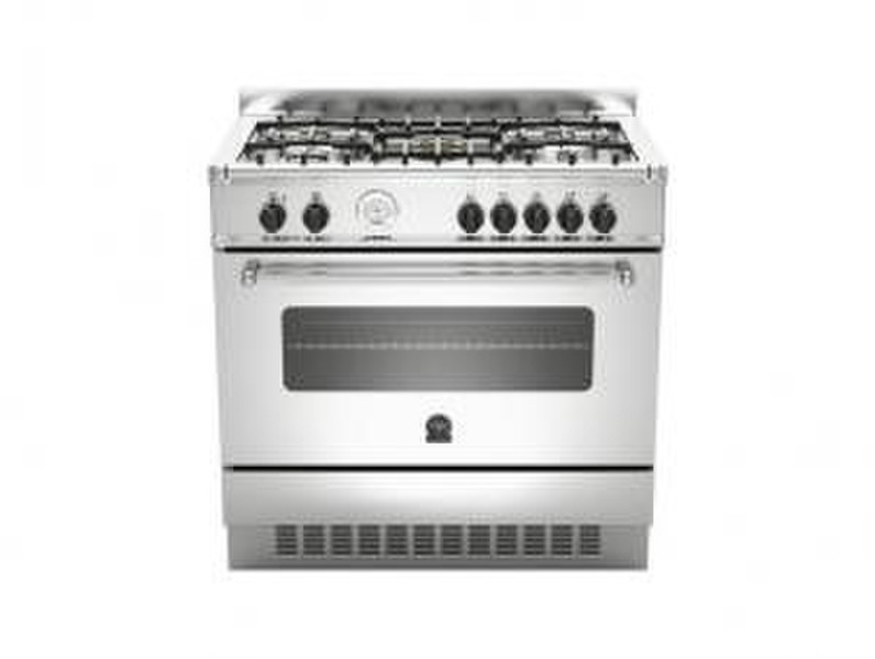 Bertazzoni La Germania pag 44 Freistehend Gas hob Edelstahl