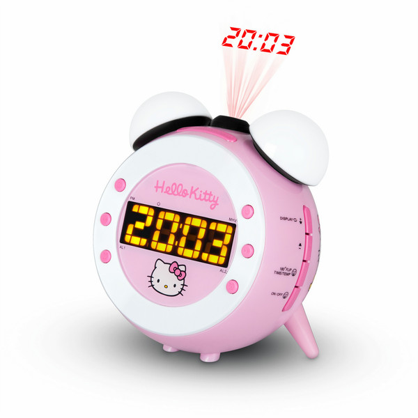 Sencor SRC 100 HELLO KITTY Часы Розовый, Белый радиоприемник