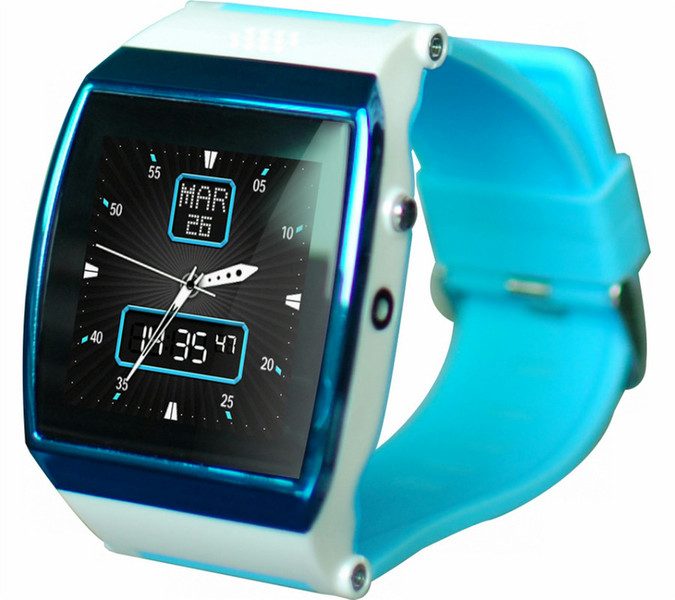 Infiniton nWatch-03 SIM 1.55Zoll IPS Blau, Weiß Smartwatch