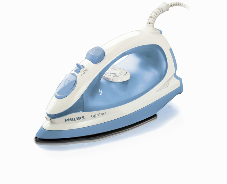 Philips LightCare GC1480/07 Steam iron 1200W Blue,White iron