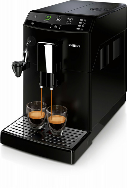 Philips 3000 series HD8824/09 freestanding Fully-auto Espresso machine 1.8L 2cups Black coffee maker