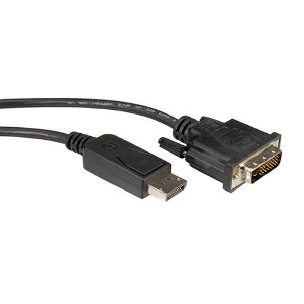ITB RO11.04.5610 2m DisplayPort DVI-D Schwarz Videokabel-Adapter