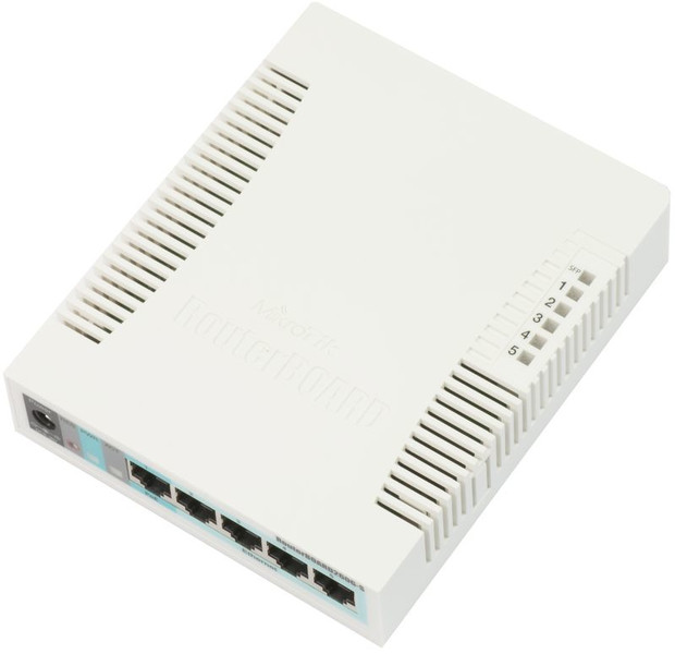 Mikrotik RB260GS Gigabit Ethernet (10/100/1000) Power over Ethernet (PoE) Белый сетевой коммутатор