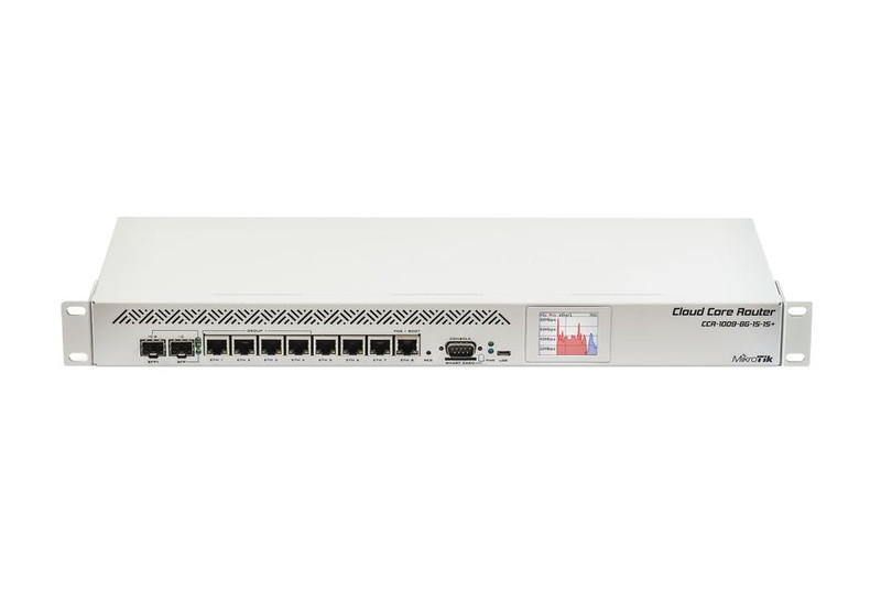 Mikrotik CCR1009-8G-1S-1S+ Eingebauter Ethernet-Anschluss Router