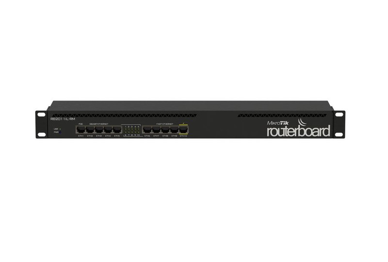 Mikrotik RB2011IL-RM Ethernet LAN Black router