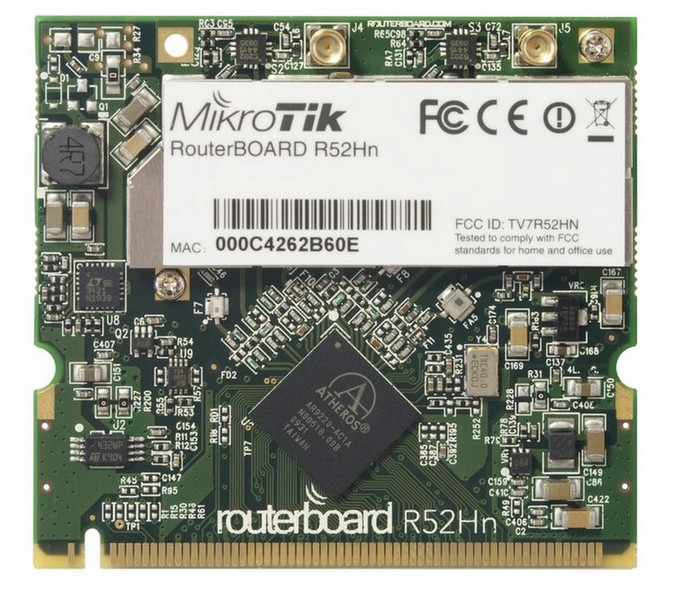 Mikrotik R52HN Внутренний WLAN 300Мбит/с сетевая карта